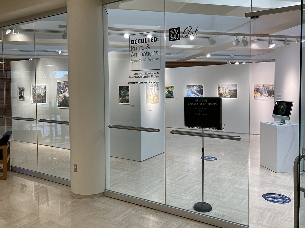 entrance to Freeman exhibition